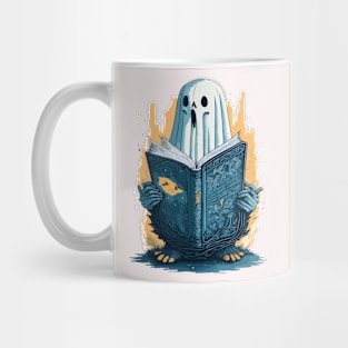 Ghost Reading Book Mug